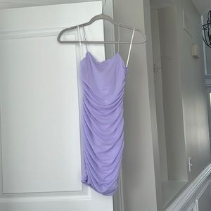 Light Purple ruffle dress